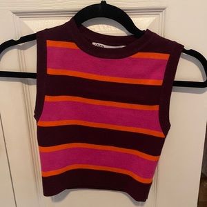 Multicolor crop top